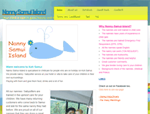 Tablet Screenshot of nanny-samui-island.com